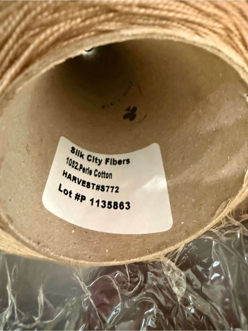 Silk City Perle 5/2 Cotton Thread - Soft Tan Color - Harvest - Picture 6 of 7